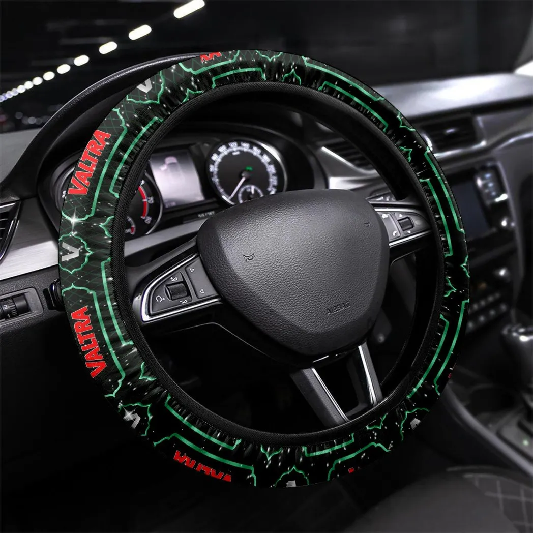 Modern Farm Tractor Steering Wheel Cover 3D Print, Custom Automotive Grip Wheel Cover CAR550 - Green