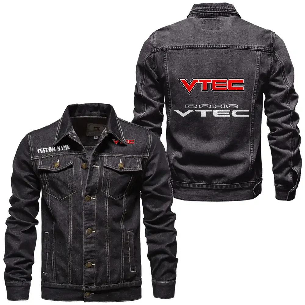 Modified Coupe Denim Jacket, Garage Life Denim Jacket CAR190 - Black