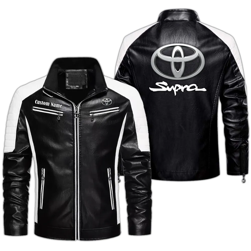 Modified Coupe Men's Pu Leather Jacket, Driven Style PU Leather CAR040 - Black