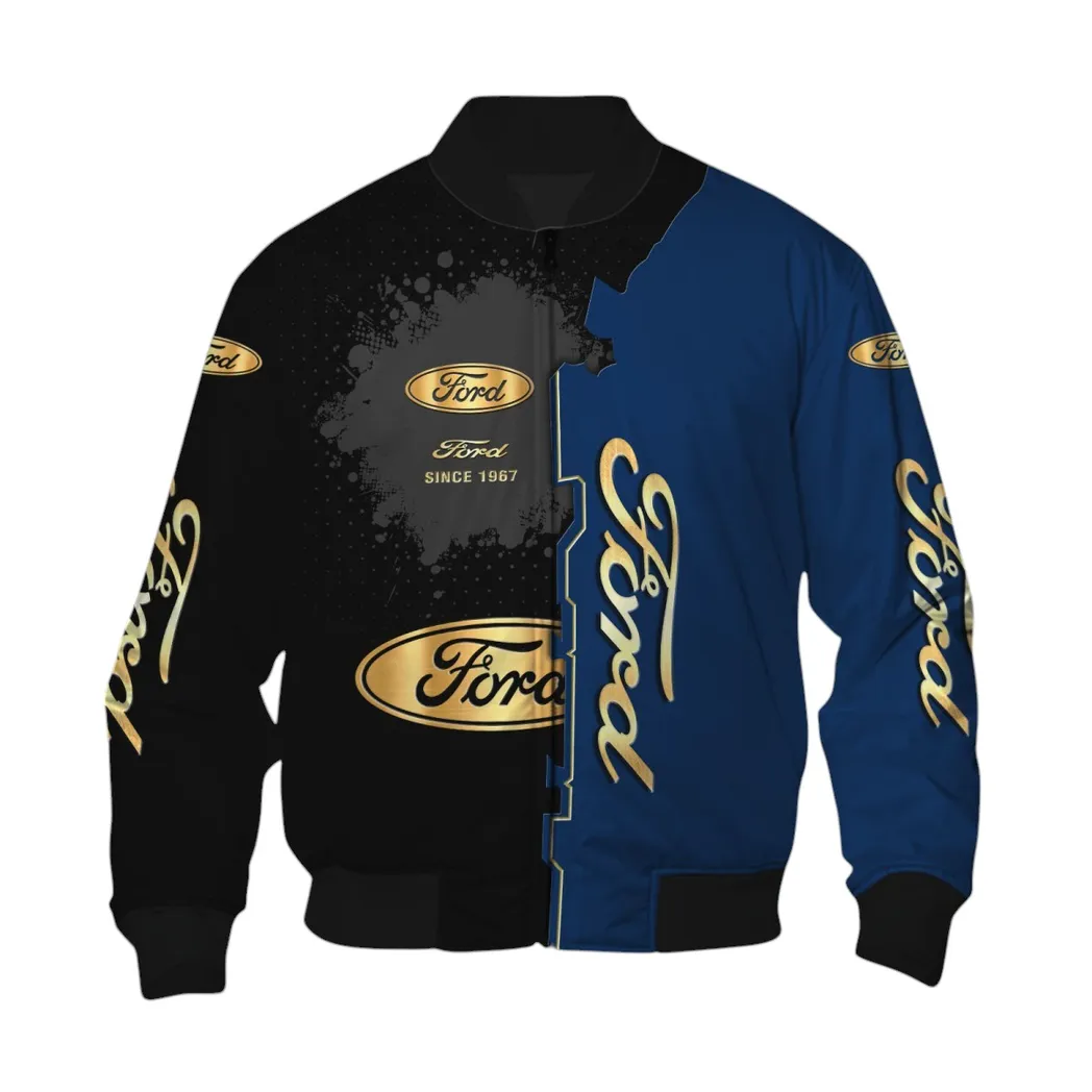 Muscle Car Bomber Jacket, Team Bomber Jacket Custom CAR440