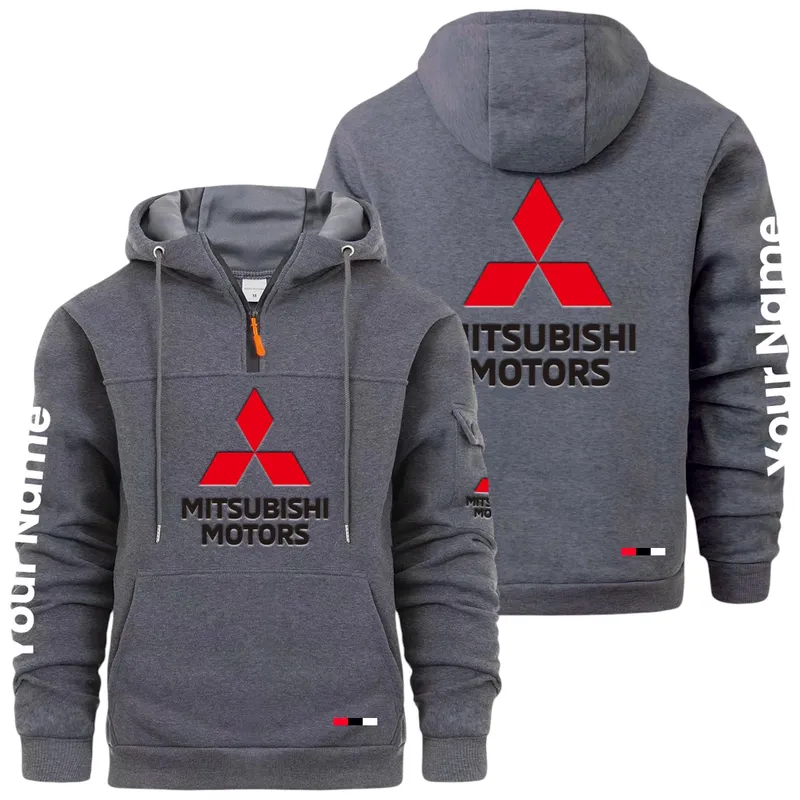 Off-Road SUV Large Pocket Hoodie, Road Warrior Style Hoodie CAR514 - Dark Gray