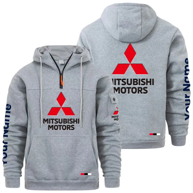 Off-Road SUV Large Pocket Hoodie, Road Warrior Style Hoodie CAR514 - Light Gray