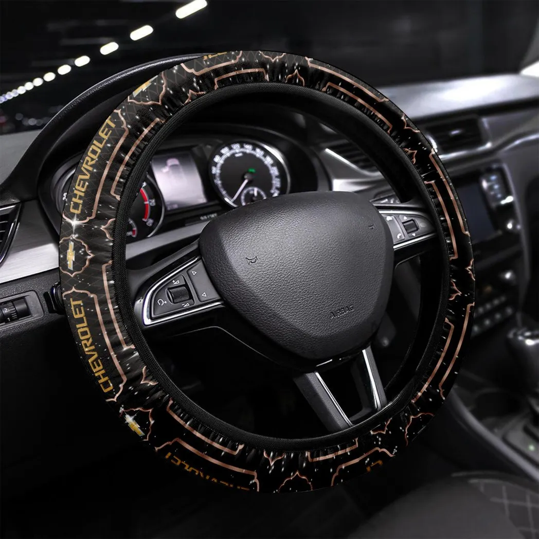 Off-Road SUV Steering Wheel Cover 3D Print, Garage Lifestyle Wheel Cover CAR550 - Brown