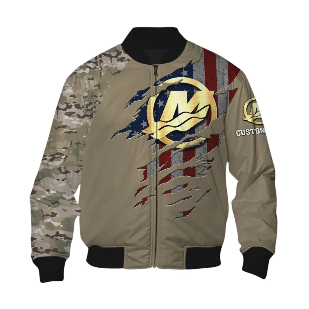 Outboard Drive Bomber Jacket, Bomber Jacket Stadium Style CAR460