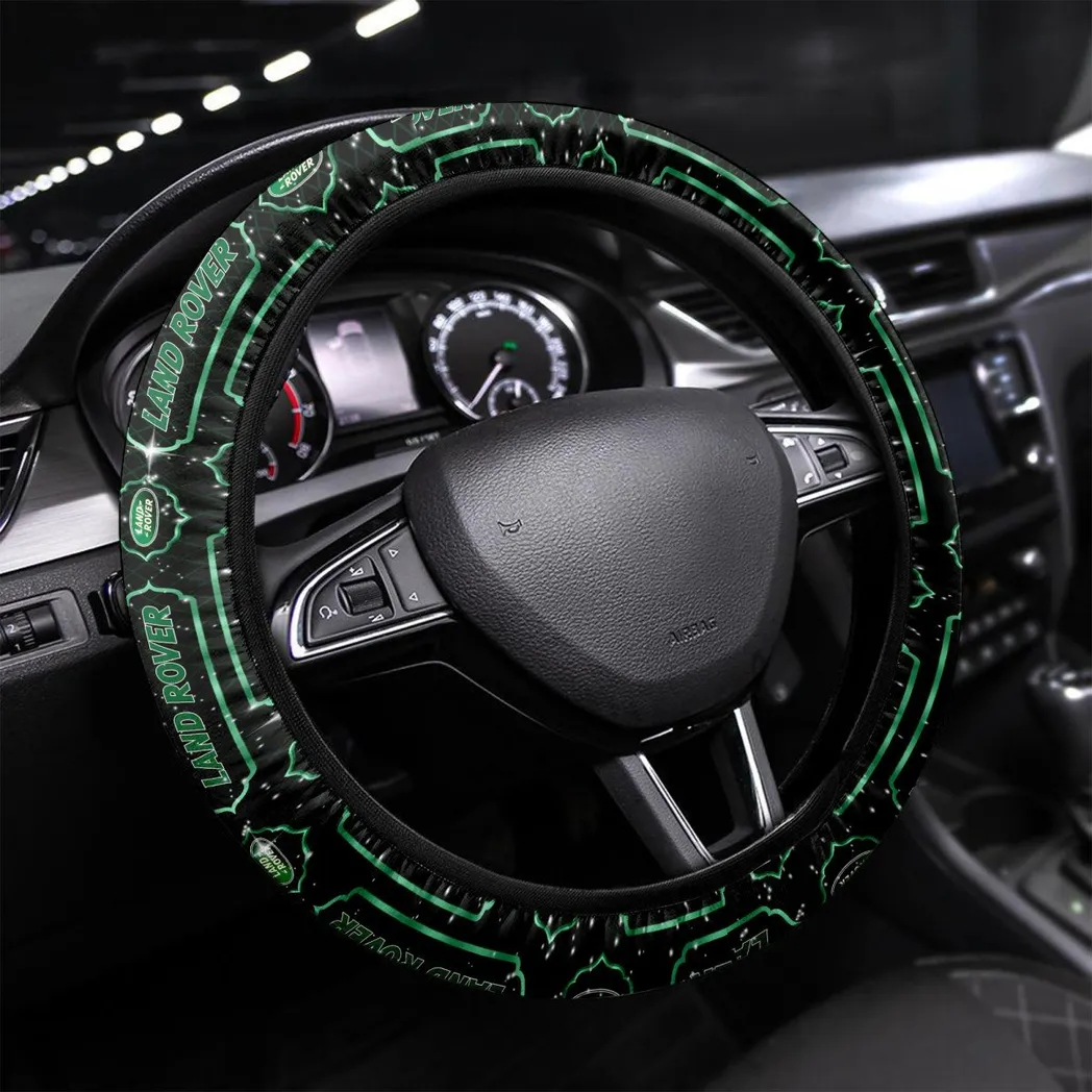 Outdoor Lifestyle Steering Wheel Cover 3D Print, Custom Road Grip Cover CAR550 - Green