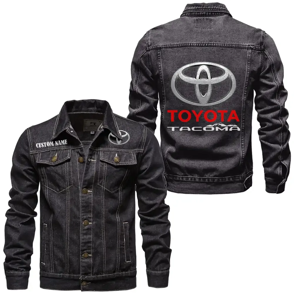 Outdoor Vehicle Denim Jacket, All-Season Denim for Riders CAR190 - Black