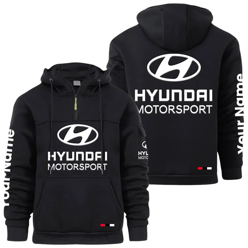 Passenger Vehicle Large Pocket Hoodie, Road-Ready Large Pocket Hoodie CAR514 - Black