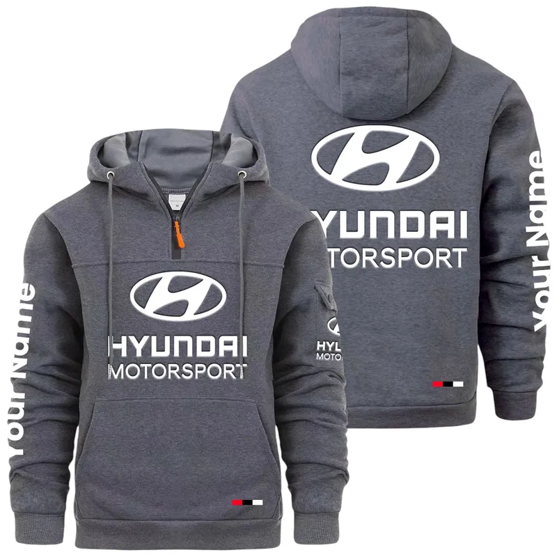 Passenger Vehicle Large Pocket Hoodie, Road-Ready Large Pocket Hoodie CAR514 - Dark Gray