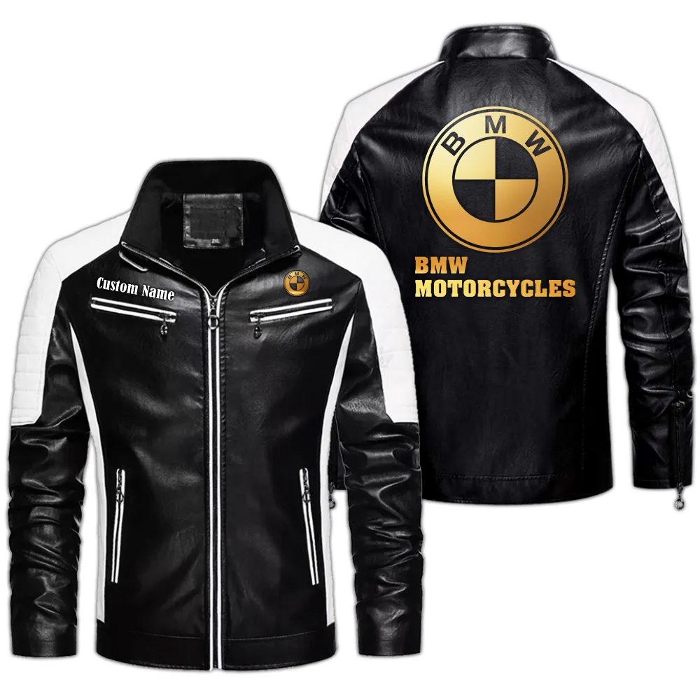 Performance Bike Men's Pu Leather Jacket, Rider Pride PU Jacket CAR040 - Black