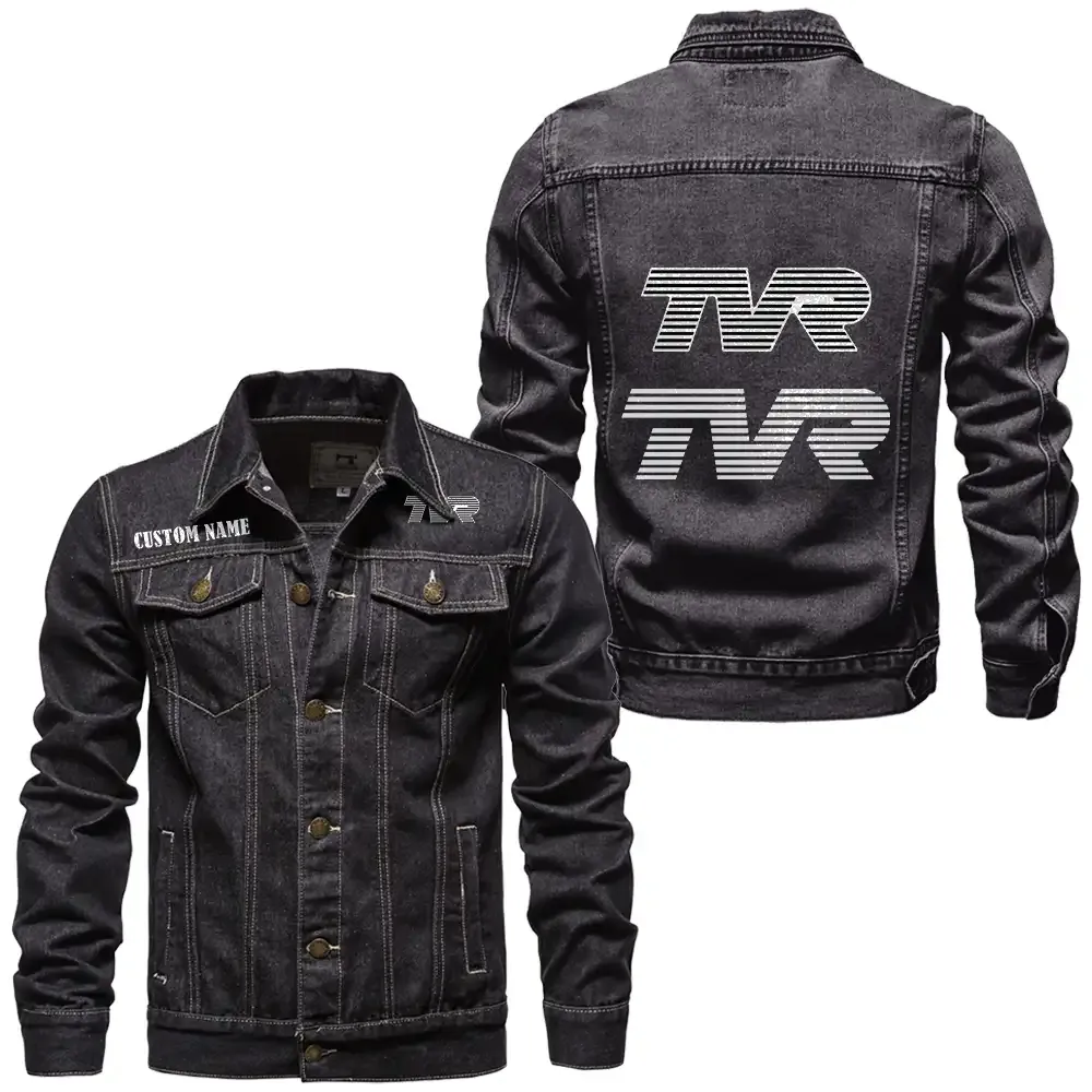 Performance Ride Denim Jacket, Auto-Inspired Denim Look CAR190 - Black