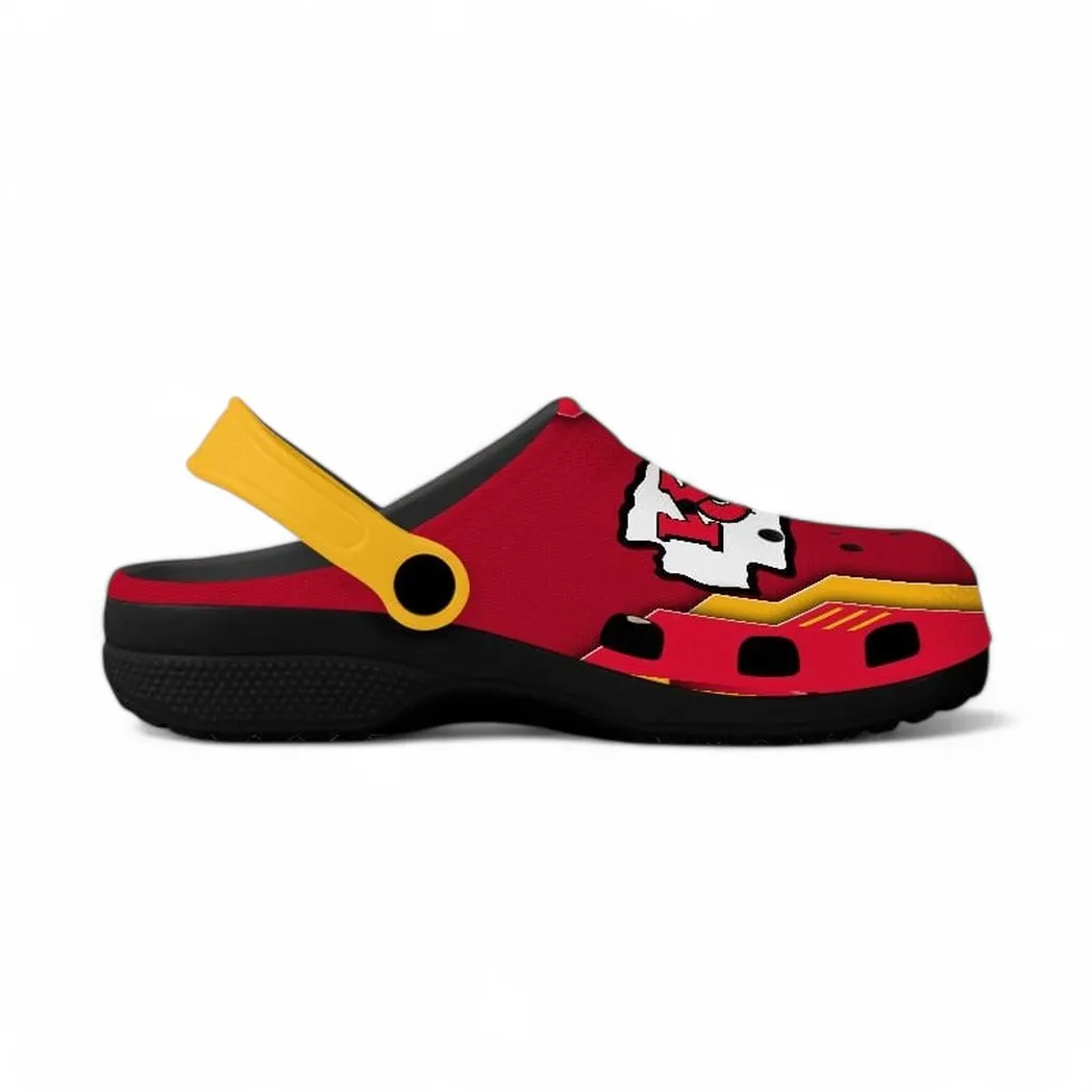 Plains Pride Clogs, Casual Supporter Clogs NFL201 - Black - Image 2