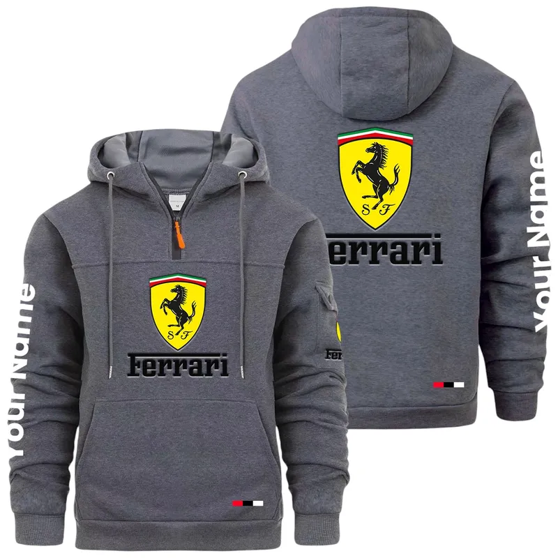 Precision Engineered Car Large Pocket Hoodie, Classic Garage Style Hoodie CAR514 - Dark Gray