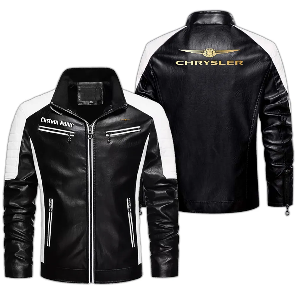 Premium Ride Men's Pu Leather Jacket, Bold Streetwear PU Leather CAR040 - Black