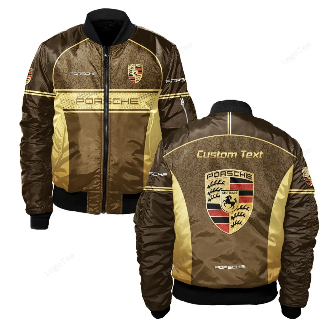 Racing-Inspired Vehicle Bomber Jacket, Custom Bomber Jacket Men CAR137