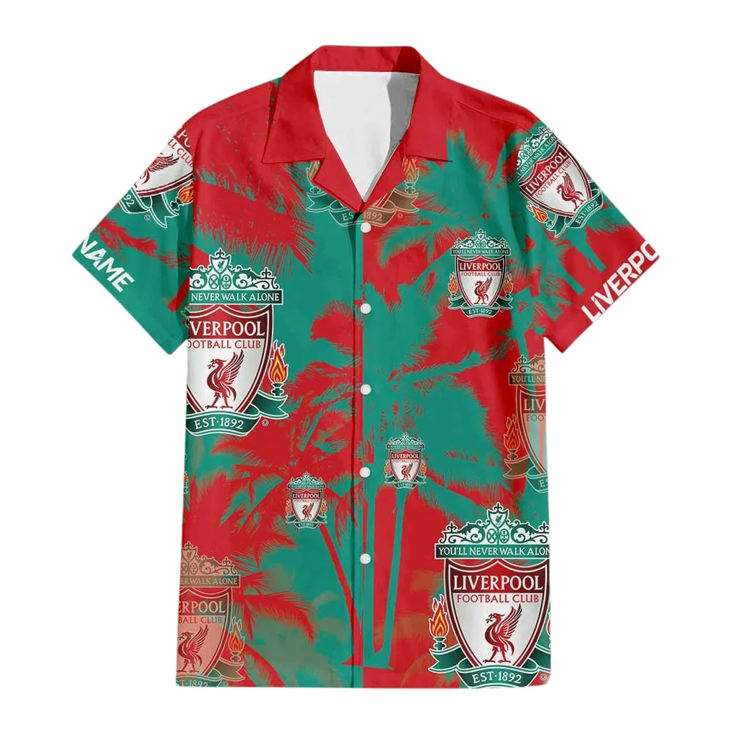 Red Shirt Army Hawaiian Shirt, Bold Supporter Button Shirt SPO031
