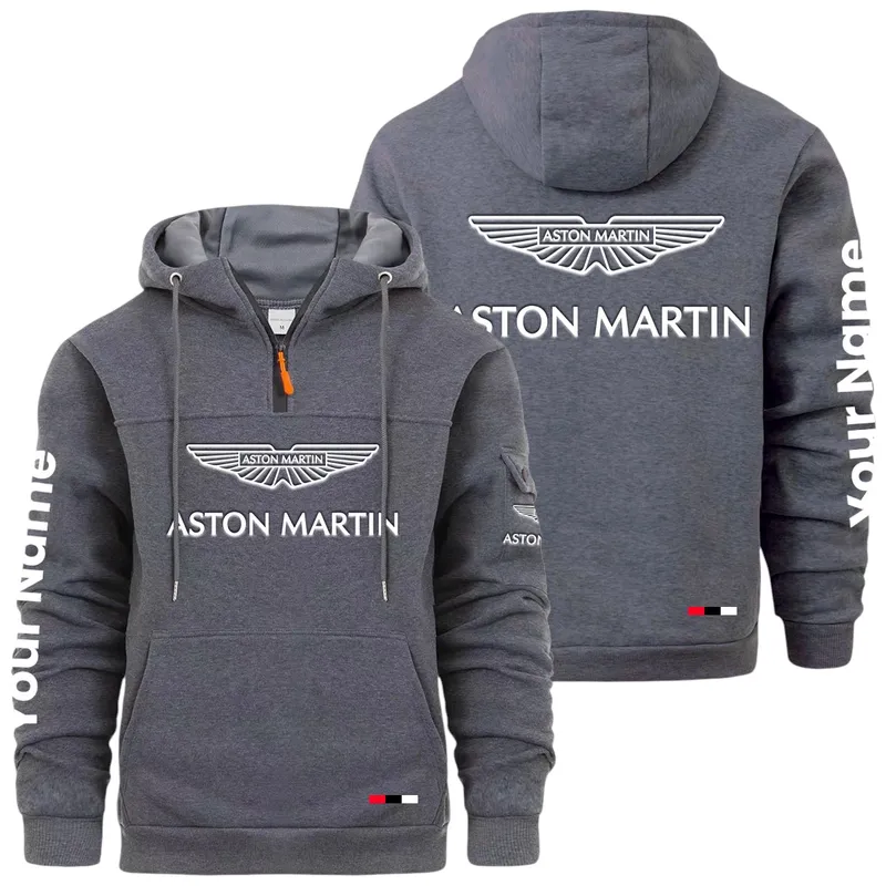 Refined Sport Coupe Large Pocket Hoodie, Garage-Ready Lifestyle Hoodie CAR514 - Dark Gray