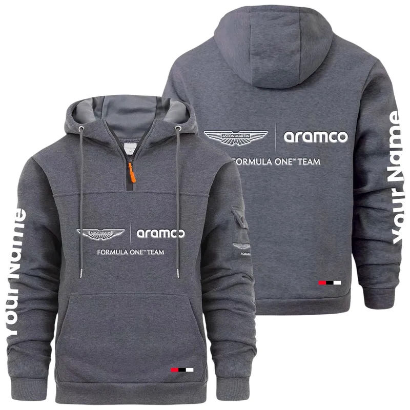 Refined Sport Coupe Large Pocket Hoodie, Rugged Streetwear Car Hoodie CAR514 - Dark Gray