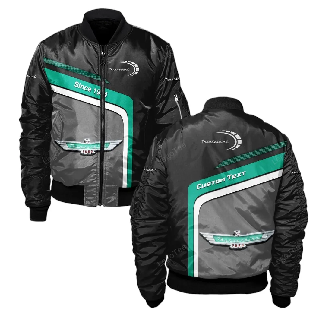 Retro Cruiser Car Bomber Jacket, Bomber Jacket Match Day CAR111