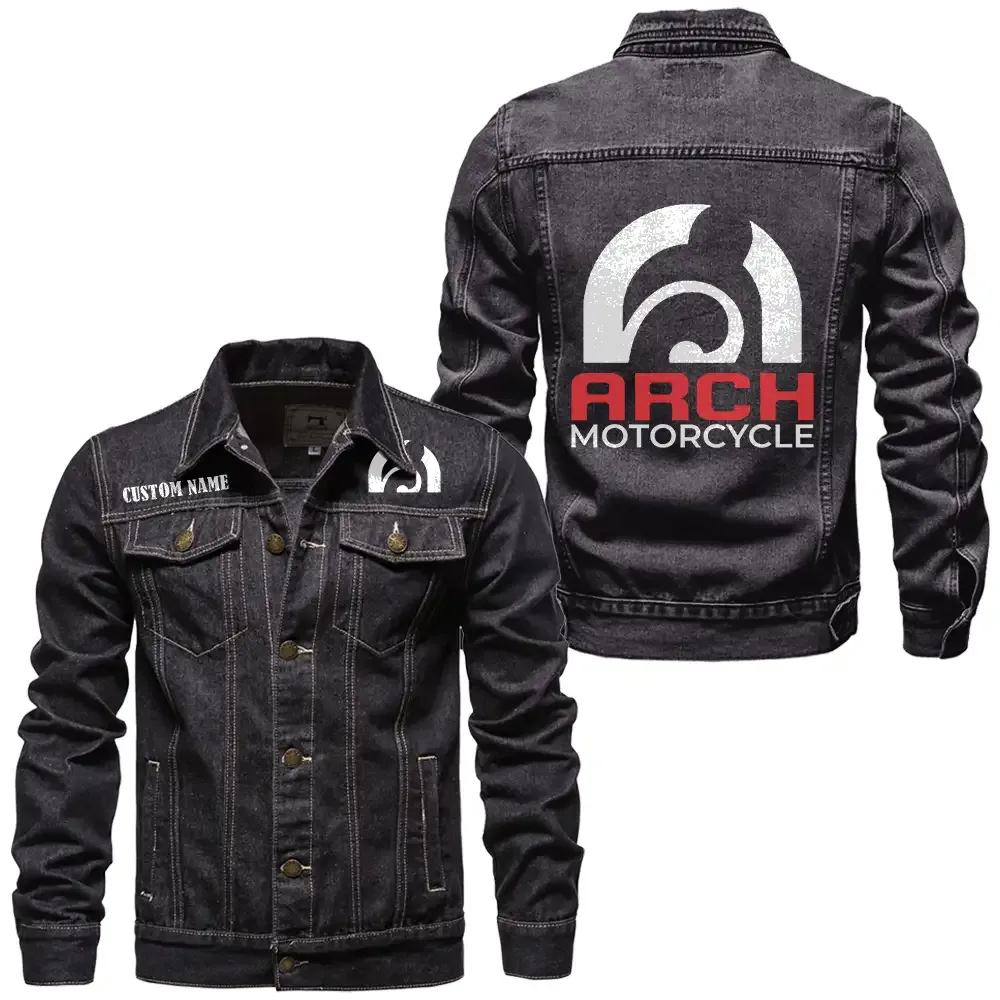 Ride Built Denim Jacket, Road-Ready Denim Jacket CAR190 - Black