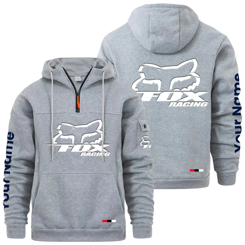 Rider Equipment Large Pocket Hoodie, Garage-Ready Lifestyle Hoodie CAR514 - Light Gray