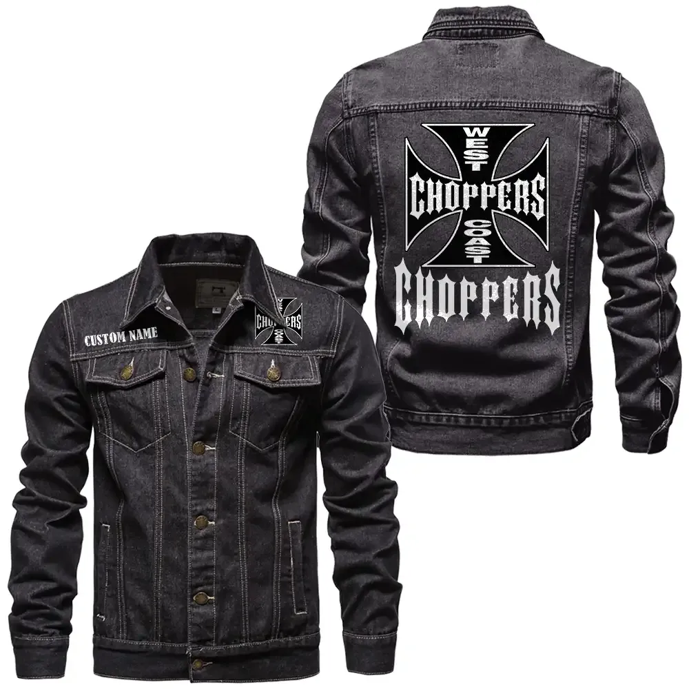 Rider’s Choice Bike Denim Jacket, Road-Ready Denim Jacket CAR190 - Black