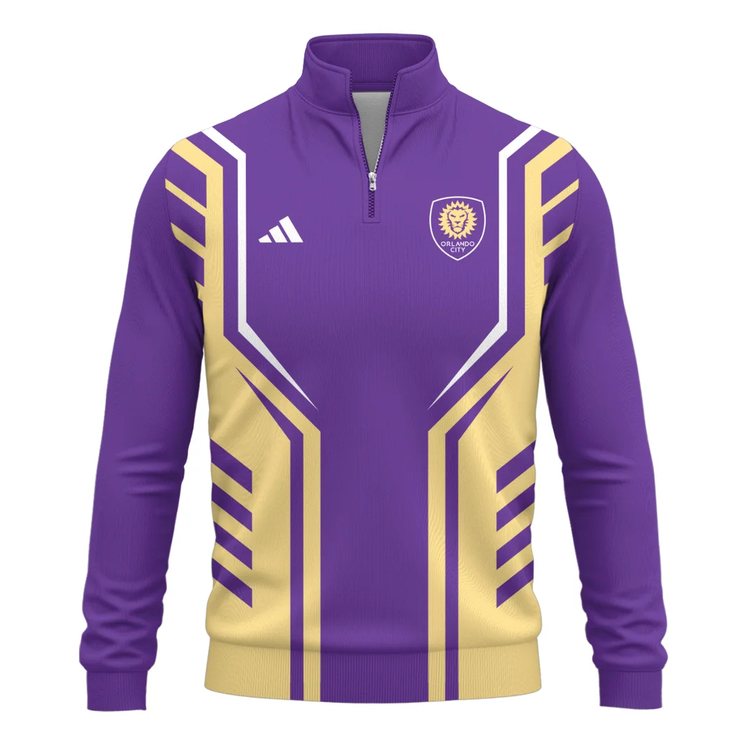 Rising Vibe Quarter-Zip Sweatshirt, Supporter Style Quarter-Zip Comfort HVN1310OC - Image 2