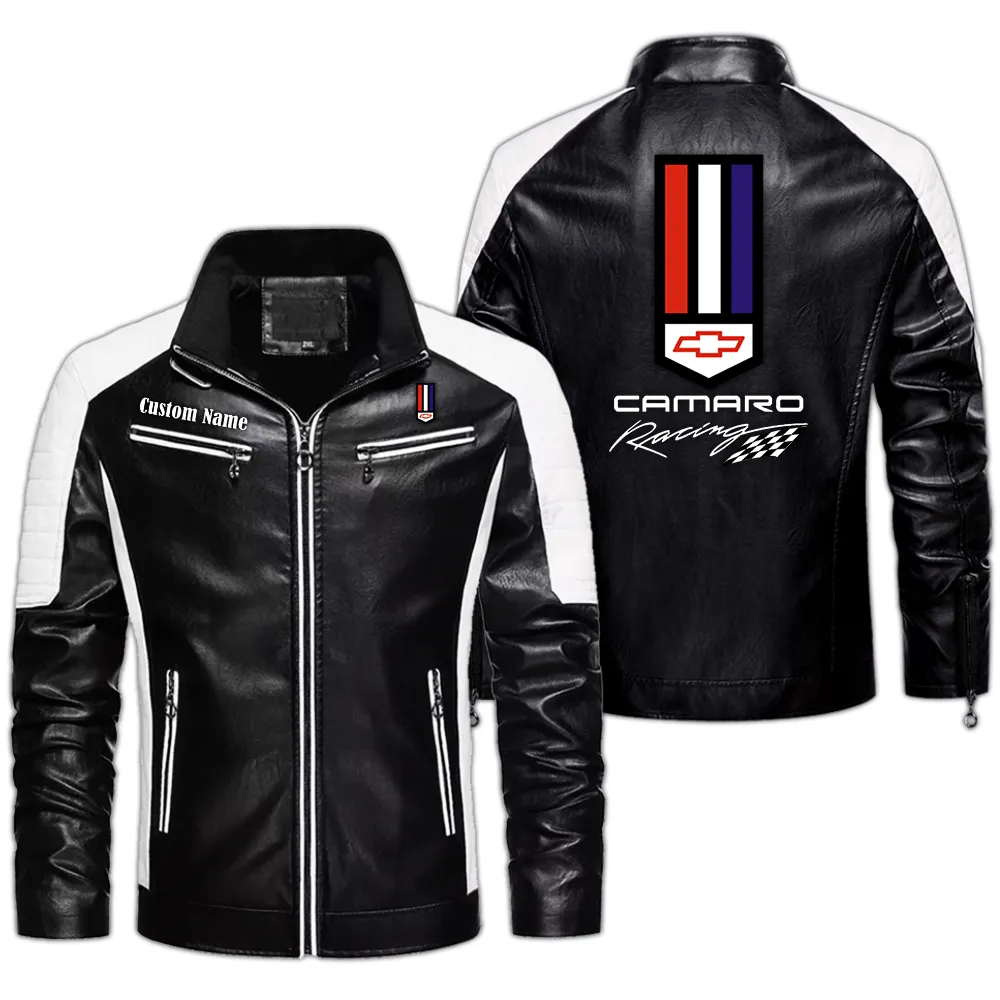 Road Fit Men's Pu Leather Jacket, Driven Style PU Leather CAR040 - Black