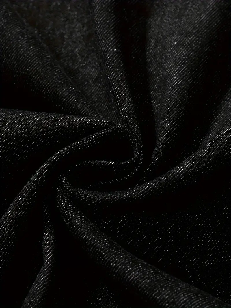 Rugged Motion Denim Jacket, Car Lover's Denim Jacket CAR190 - Black - Image 2