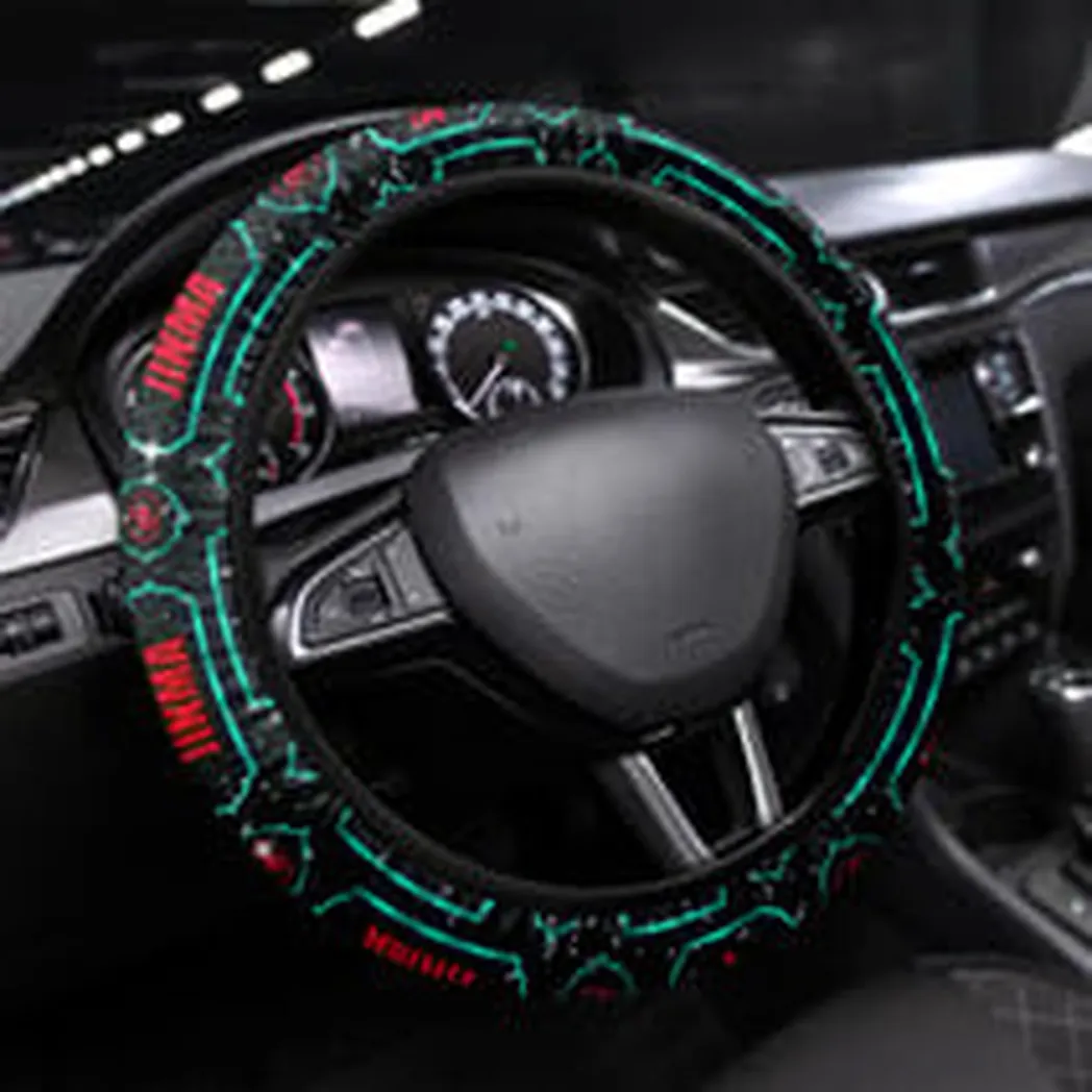 Rural Utility Tractor Steering Wheel Cover 3D Print, Durable Custom Drive Cover CAR145 - Cyan