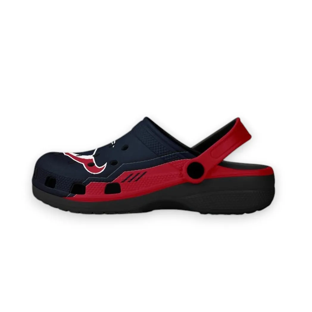 Scarlet Pride Clogs, Streetwear Fan Clogs NFL201 - Black - Image 3