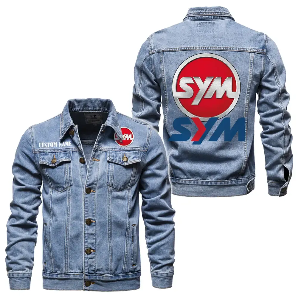 Scooter Ride Denim Jacket, Denim Strength for Drivers CAR190 - Light Blue