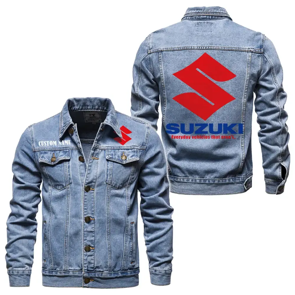 Speed Demon Denim Jacket, Road Life Denim Ready CAR190 - Light Blue