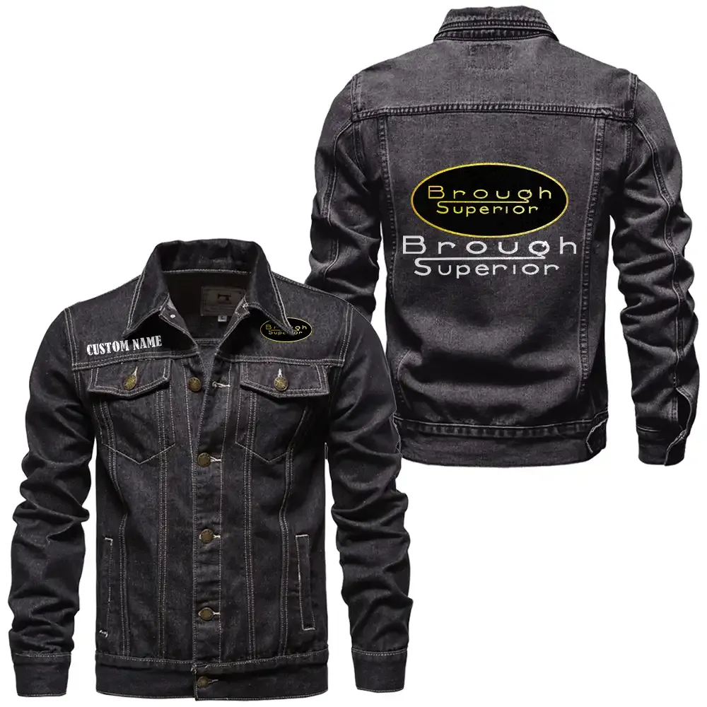Speed Life Denim Jacket, Car Lover's Denim Jacket CAR190 - Black