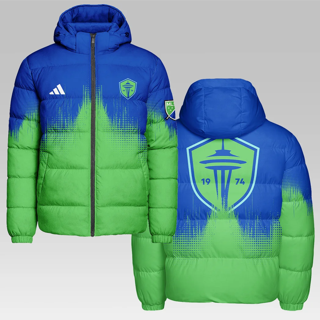 Spirit Pulse Hooded Cotton Jacket, Bold Spirit Supporter Coat HVN1312SS