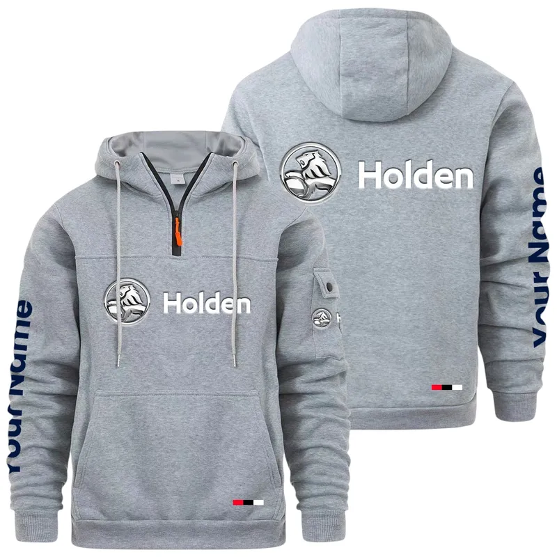 Sport Saloon Large Pocket Hoodie, Road Inspired Casual Hoodie CAR514 - Light Gray