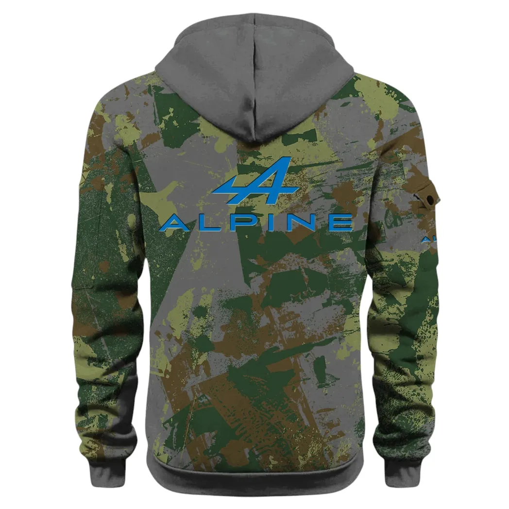 Sports Car Hoodie Half Zip 3D Print, Lightweight & Casual Comfort Hoodie CAR514 - Dark Gray - Image 3