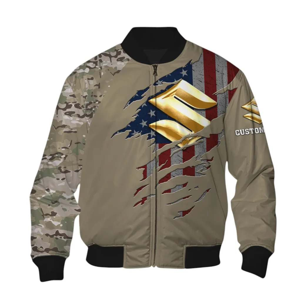 Street Racer Bomber Jacket, Personalized Bomber Jacket Fans CAR460