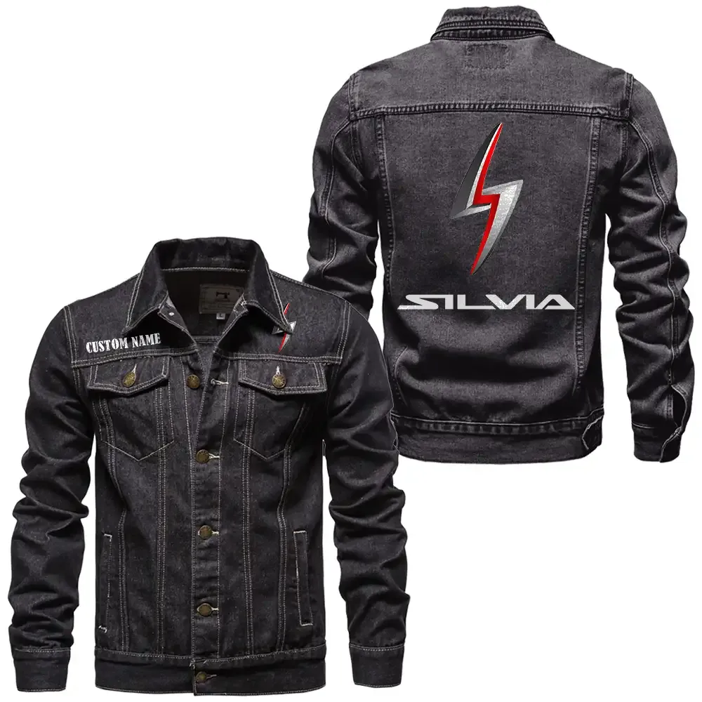 Strong Energy Denim Jacket, Streetwear Denim with Attitude CAR190 - Black