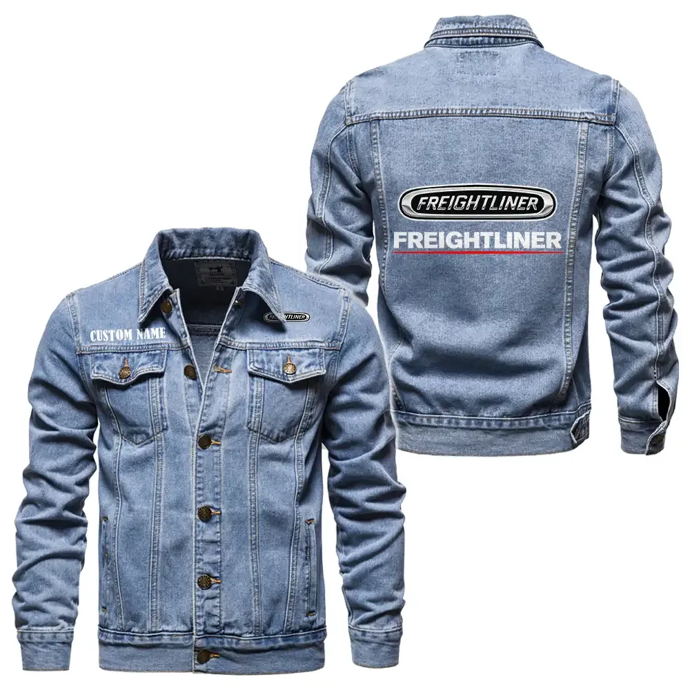 Strong Spirit Denim Jacket, Road-Ready Denim Jacket CAR190 - Light Blue