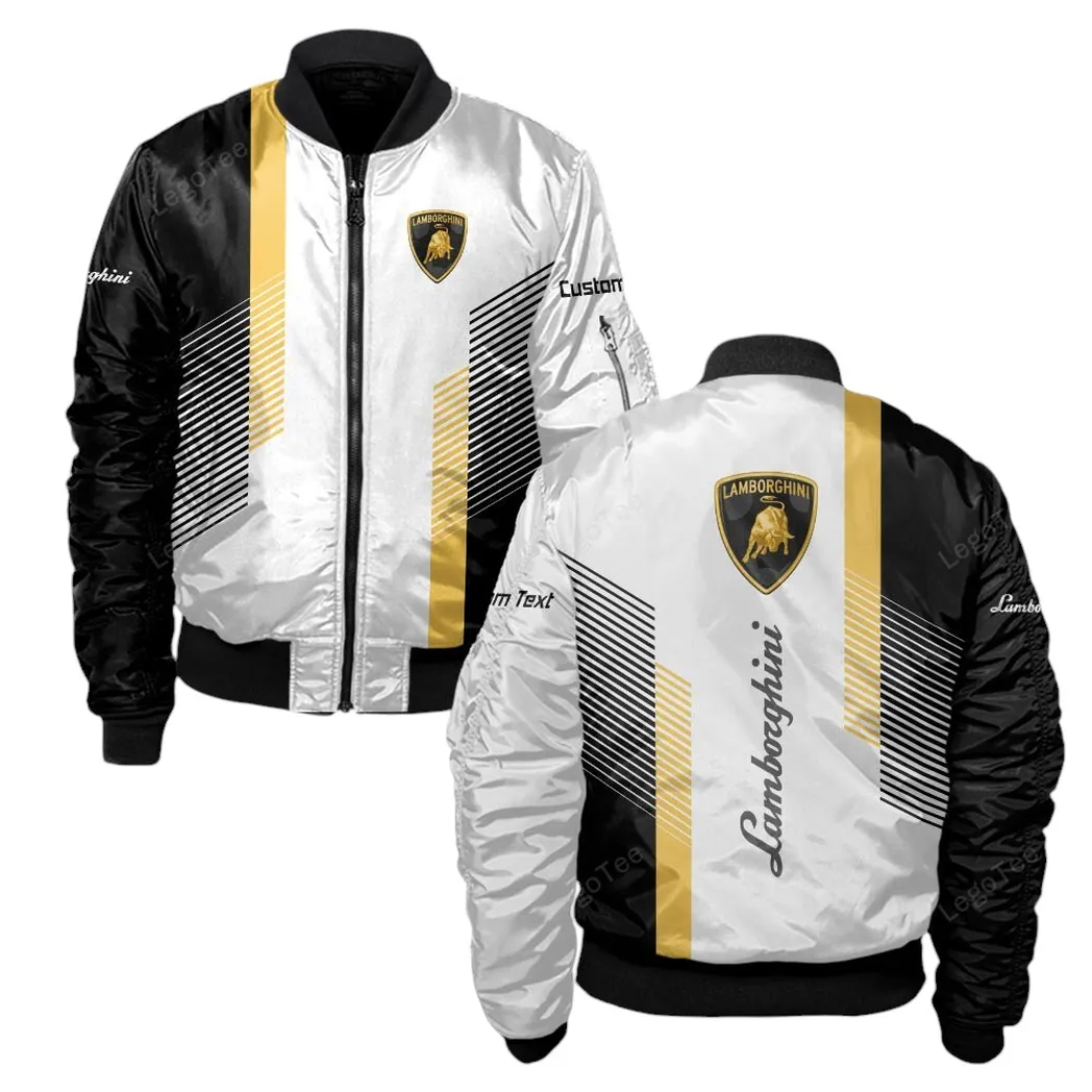 Supercar Bomber Jacket, Personalized Bomber Jacket Fans CAR107