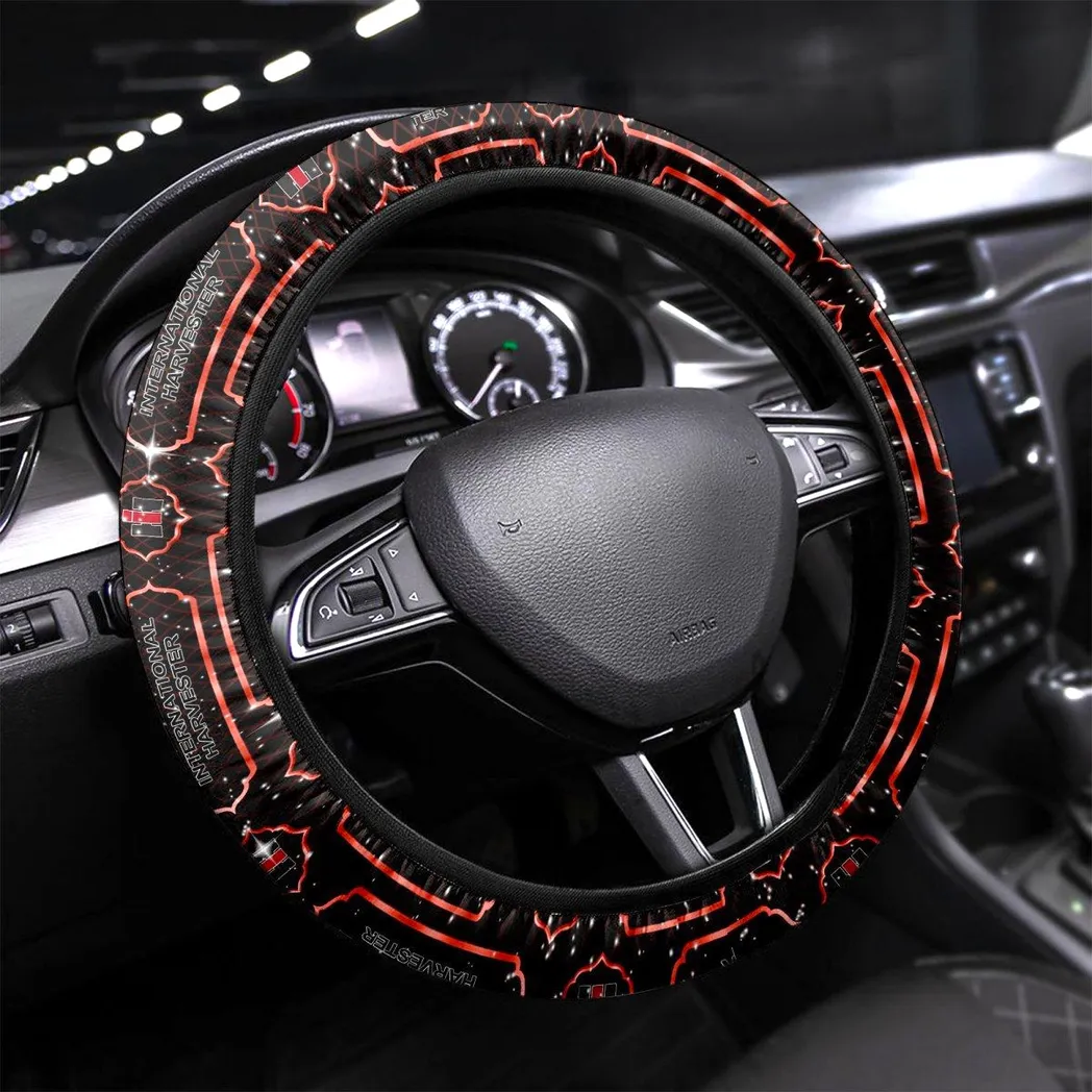 Tillage Tractor Steering Wheel Cover 3D Print, Smooth Ride Steering Cover CAR145 - Red