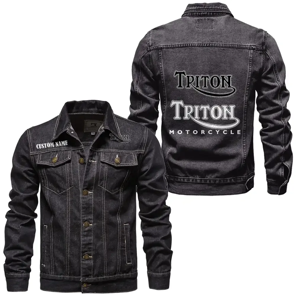 Timeless Gear Denim Jacket, Ride Bold in Denim CAR190 - Black