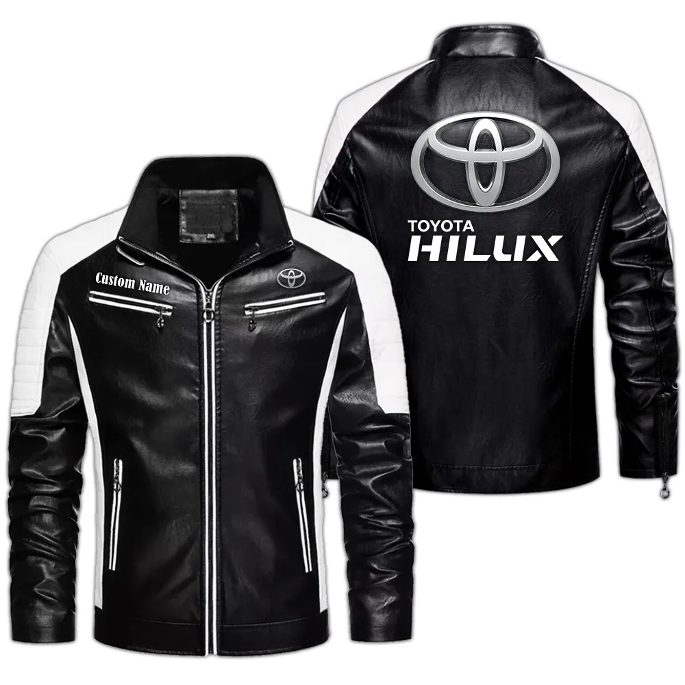 Tough Utility Vehicle Men's Pu Leather Jacket, Everyday Rugged PU Jacket CAR040 - Black