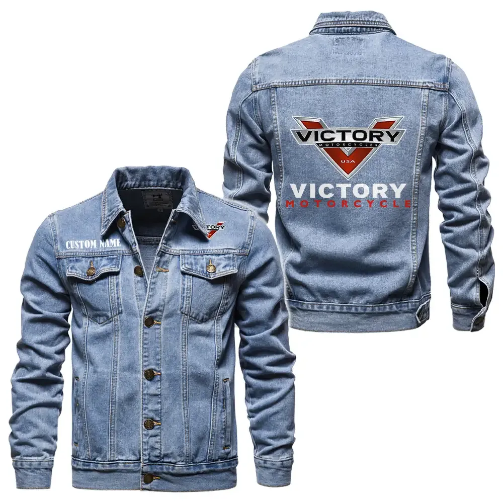 Touring Cruiser Denim Jacket, Rugged Jacket Garage Comfort CAR190 - Light Blue