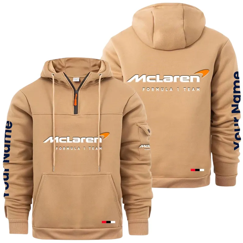 Track Monster Large Pocket Hoodie, Everyday Road-Ready Pullover CAR514 - Khaki