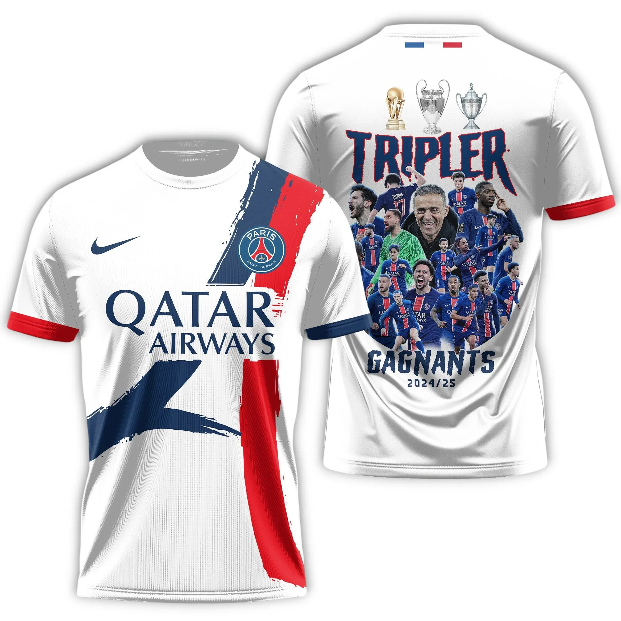 True Game Fans T-Shirt, Sport Spirit T-Shirt PSG940