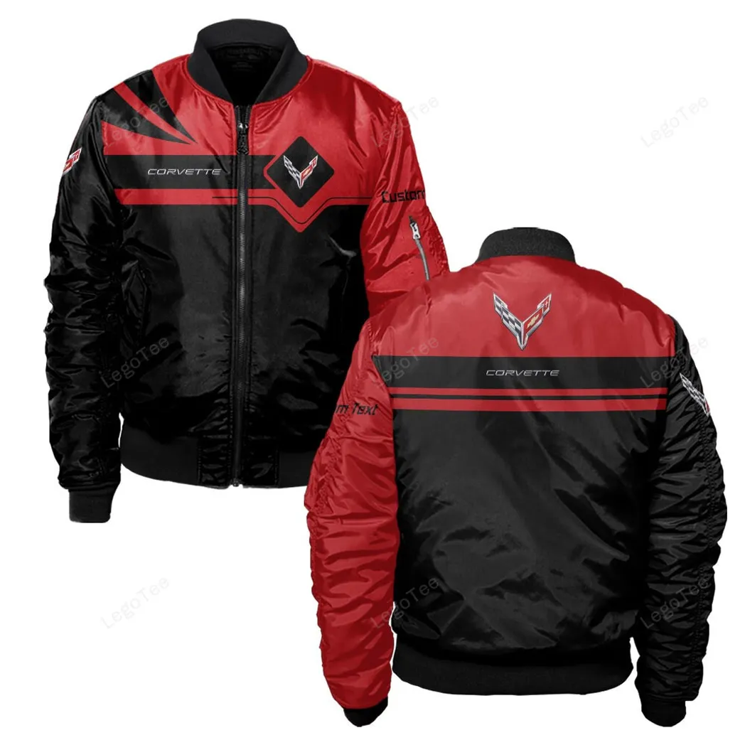 Two-Seater Sports Car Bomber Jacket, Team Bomber Jacket Custom CAR980