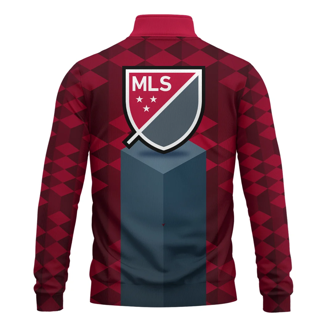 Unity Fans Quarter-Zip Sweatshirt, Warm-Up Quarter-Zip Comfort HVN1311TF - Image 3