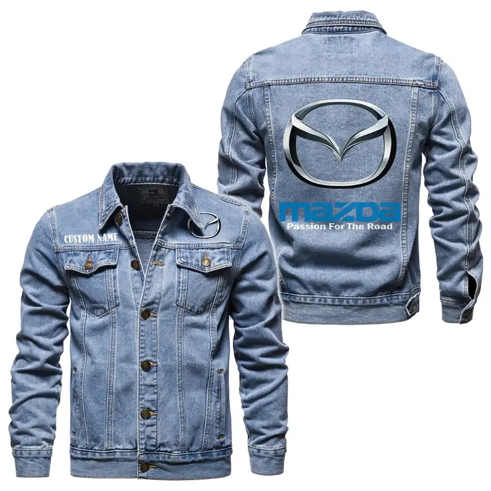 Urban Auto Denim Jacket, Rider Lifestyle Denim Jacket CAR190 - Light Blue
