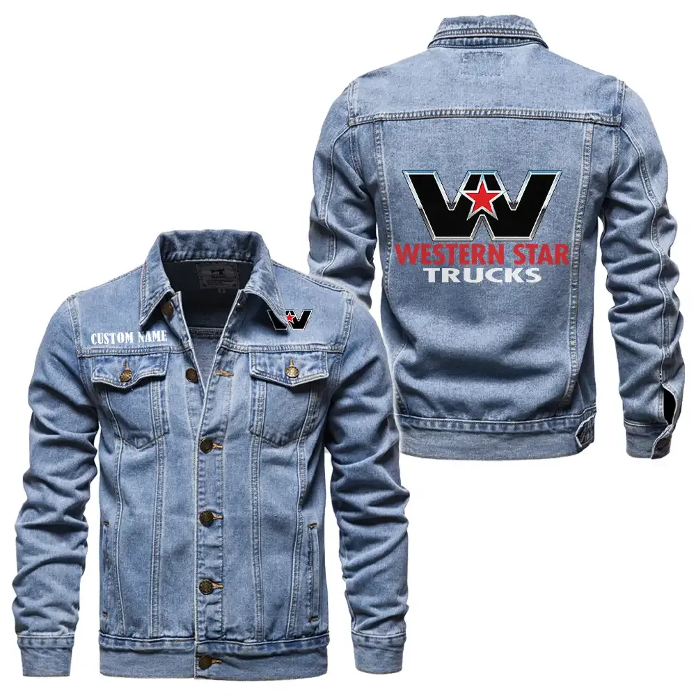 Utility Hauler Denim Jacket, Rugged Denim for Gearheads CAR190 - Light Blue